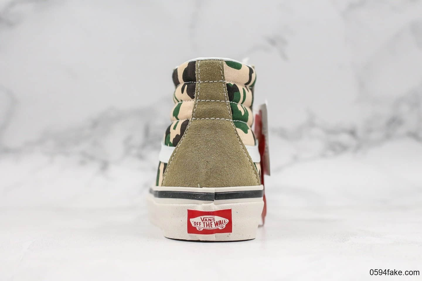 万斯Vans Sk8-Hi Cordura White Asparagus Camo公司级版本高帮硫化板鞋迷彩军工配色2019全新DT大田版本 货号:VN0A4BV6VZK1