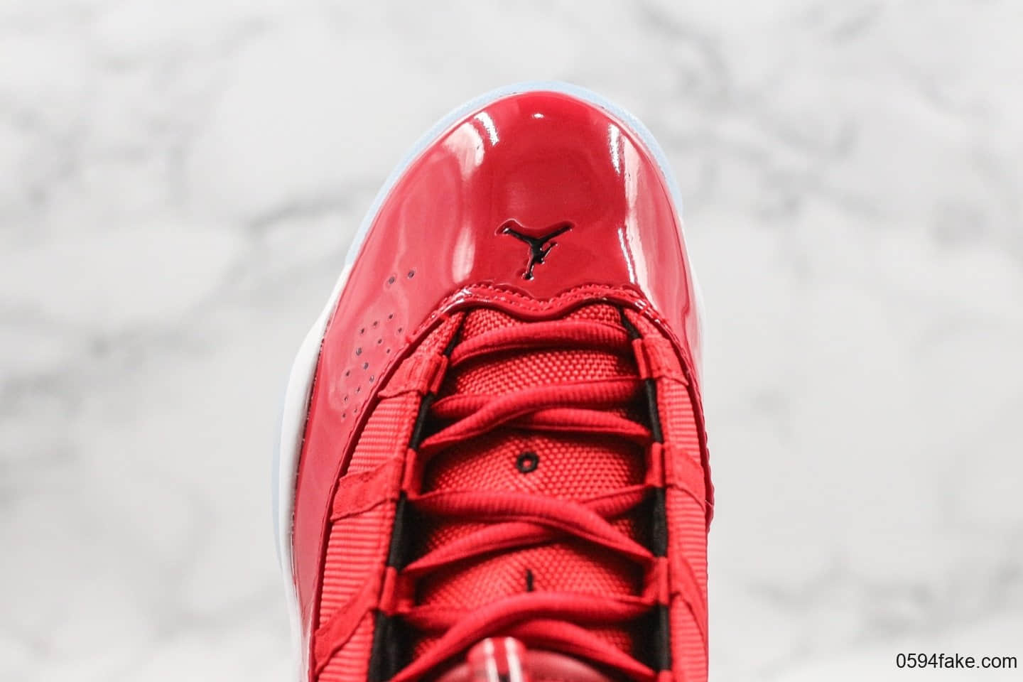 乔丹Air Jordan 6 RIngs纯原版本六冠王中国红配色AJ6原厂碳纤维中底原装真猫眼原盒原标 货号:322992-601