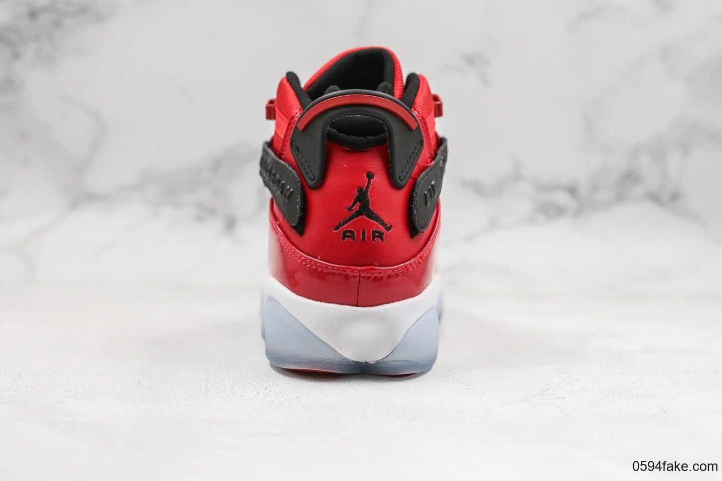 乔丹Air Jordan 6 RIngs纯原版本六冠王中国红配色AJ6原厂碳纤维中底原装真猫眼原盒原标 货号:322992-601