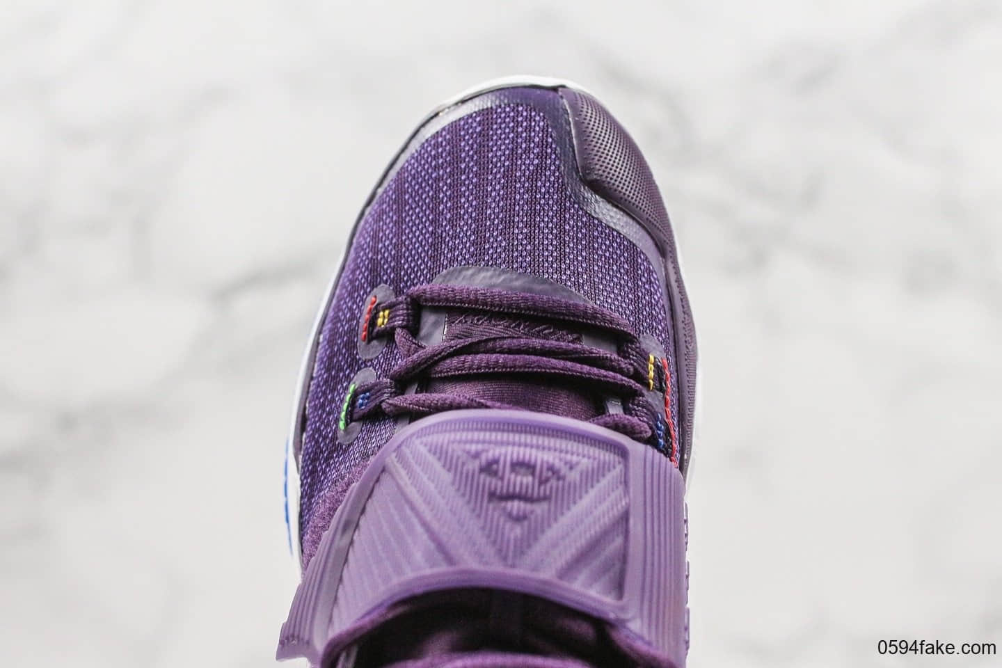 耐克Nike Kyrie 6 Grand Purple纯原版本欧文6代黑紫色内置气垫麂皮材质原档数据采集原厂Ortholite 欧斯莱缓震鞋垫 货号:BQ4630-500