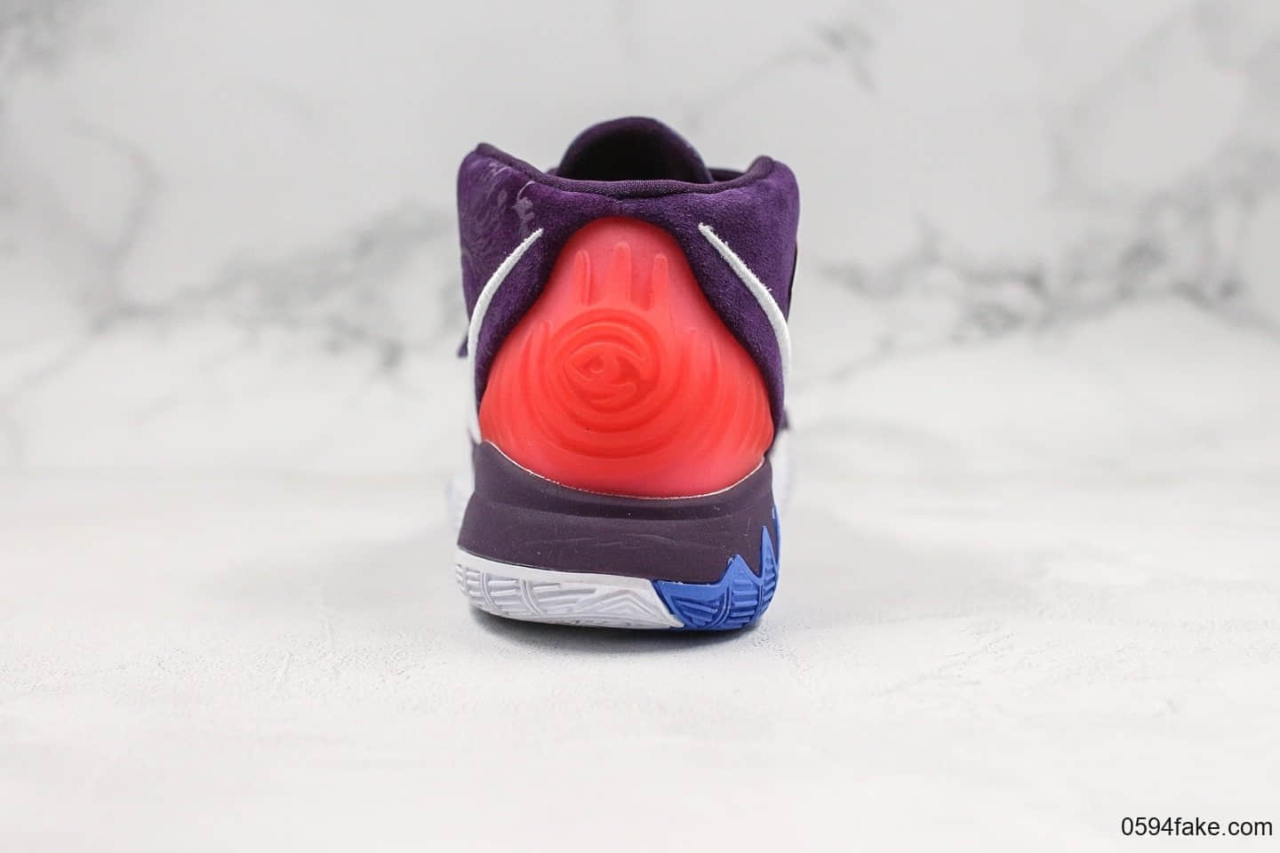 耐克Nike Kyrie 6 Grand Purple纯原版本欧文6代黑紫色内置气垫麂皮材质原档数据采集原厂Ortholite 欧斯莱缓震鞋垫 货号:BQ4630-500