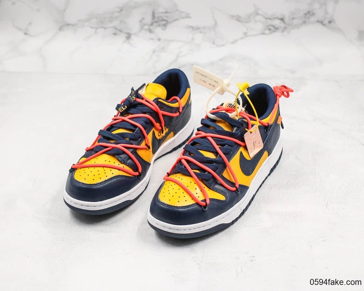 耐克Nike SB Dunk x off-White x Futura三方联名款OW纯原版本原厂材料原数据档案开模区别市面通货版本 货号：CT0856-700