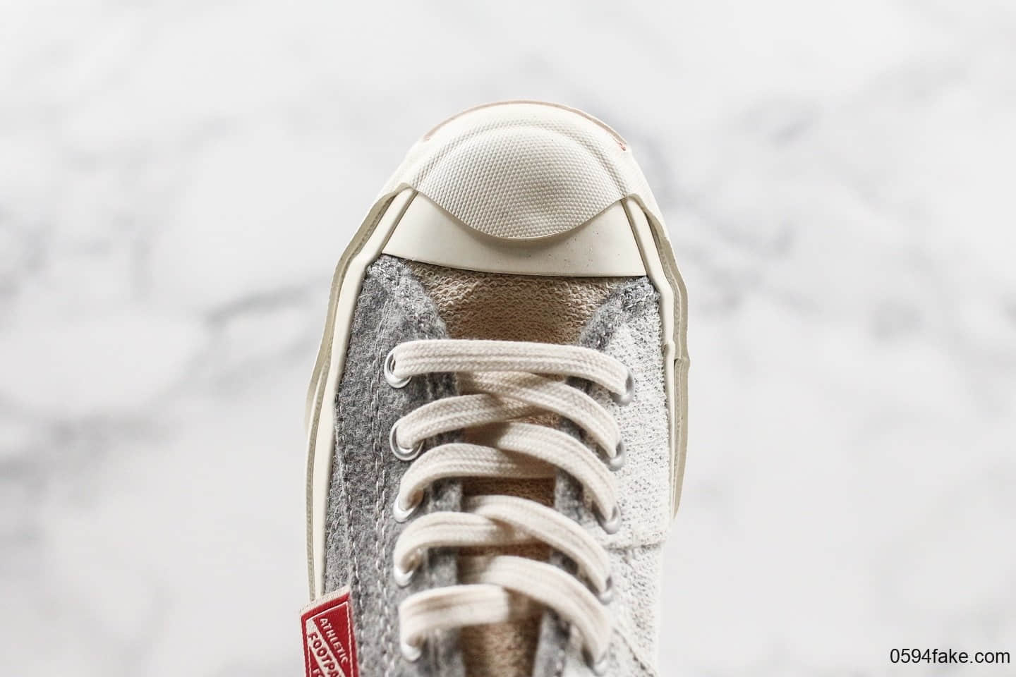 匡威Foot Patrol x Converse Chuck Taylor 1970 High'Natural联名款公司级版本开口笑灰色新款原厂硫化工艺正确硅蓝中底低帮板鞋 货号:165492C