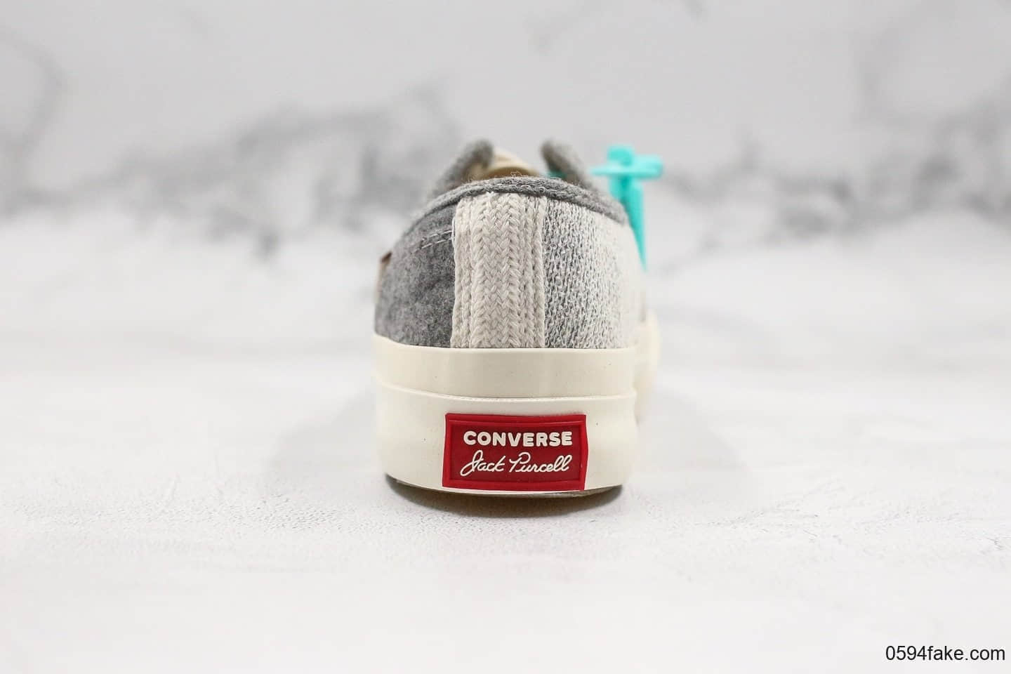 匡威Foot Patrol x Converse Chuck Taylor 1970 High'Natural联名款公司级版本开口笑灰色新款原厂硫化工艺正确硅蓝中底低帮板鞋 货号:165492C