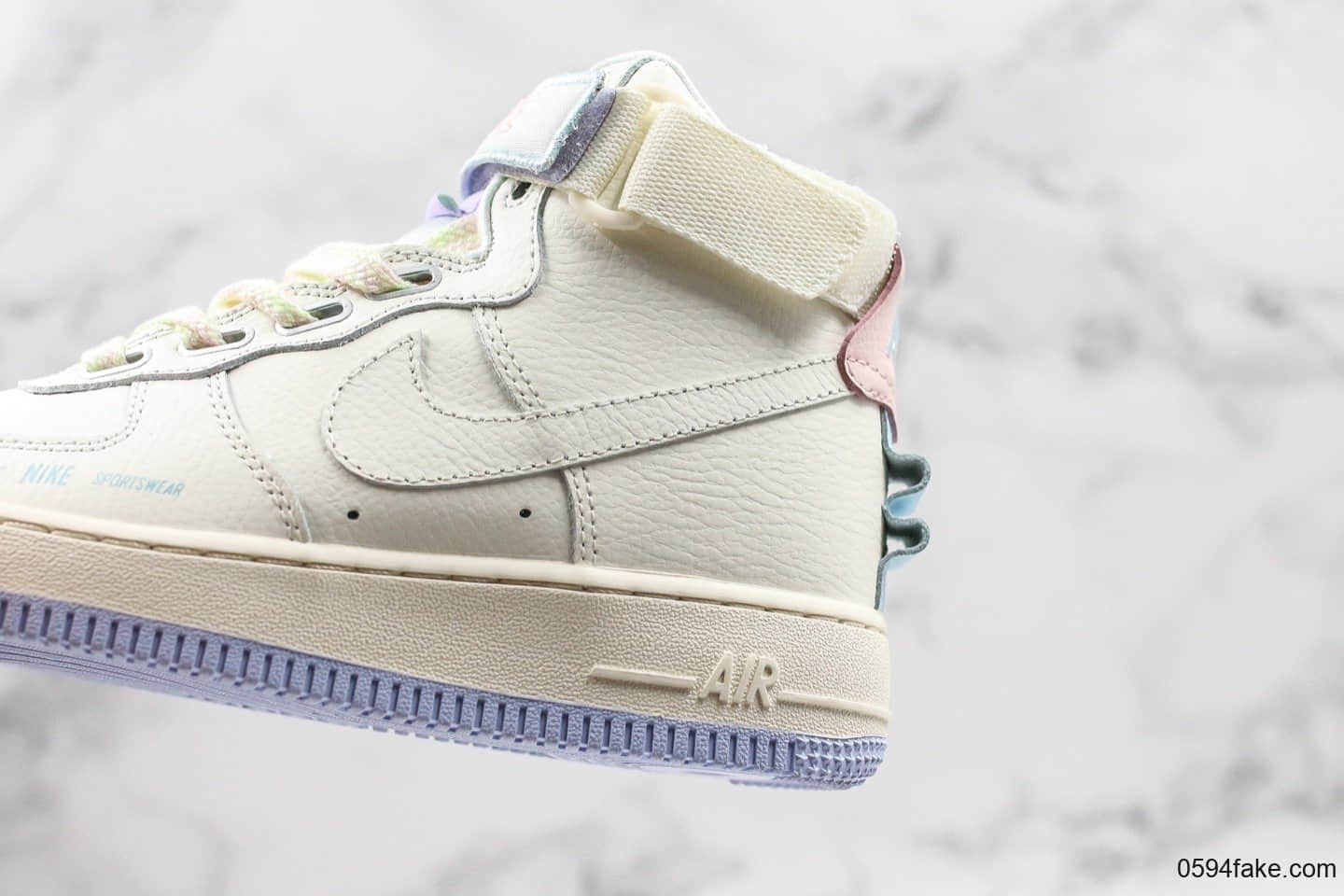 耐克Nike Air Force 1 Mid纯原版本空军一号独角兽联名款原鞋开模打造全头层牛皮市面最高版本原盒原标 货号:CQ4810-100