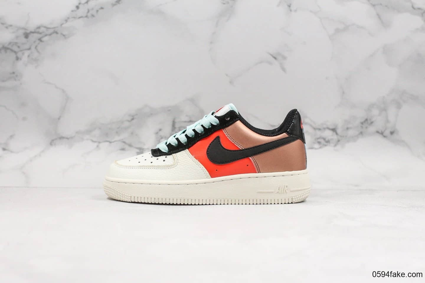 耐克Nike Air Force 1纯原版本低帮空军一号粉红白内嵌式Air Sole气垫缓震 货号:CT3429-900