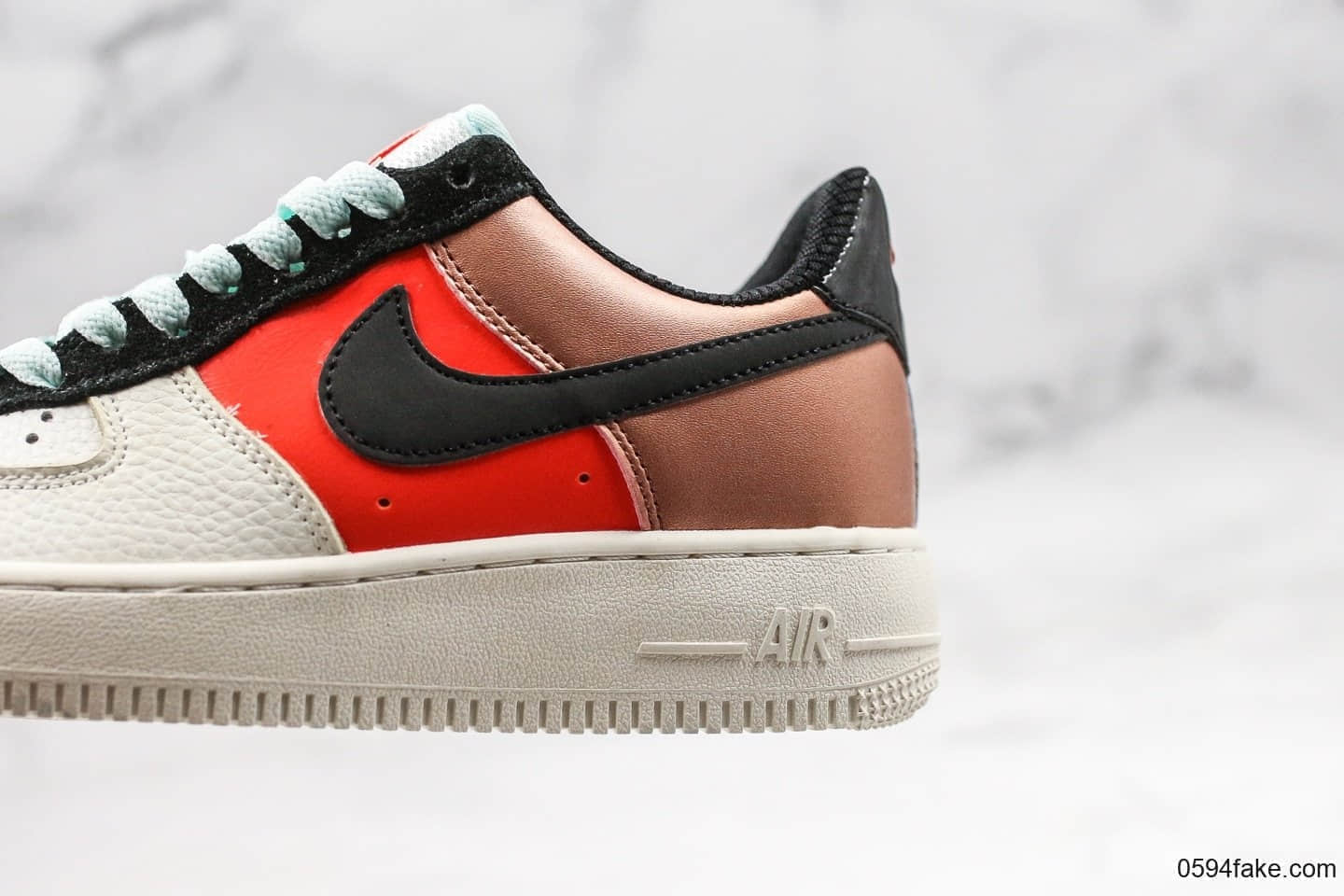 耐克Nike Air Force 1纯原版本低帮空军一号粉红白内嵌式Air Sole气垫缓震 货号:CT3429-900