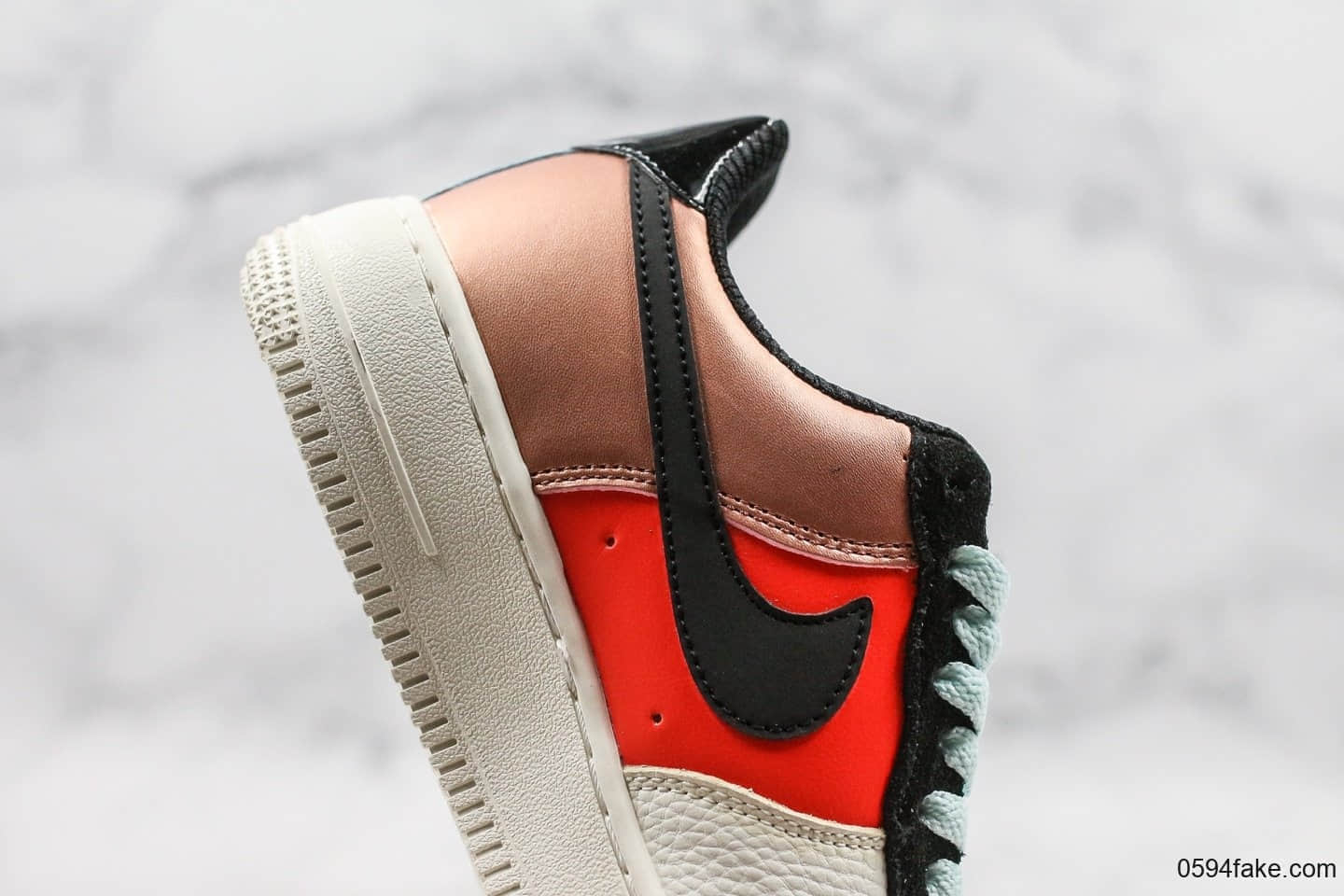 耐克Nike Air Force 1纯原版本低帮空军一号粉红白内嵌式Air Sole气垫缓震 货号:CT3429-900