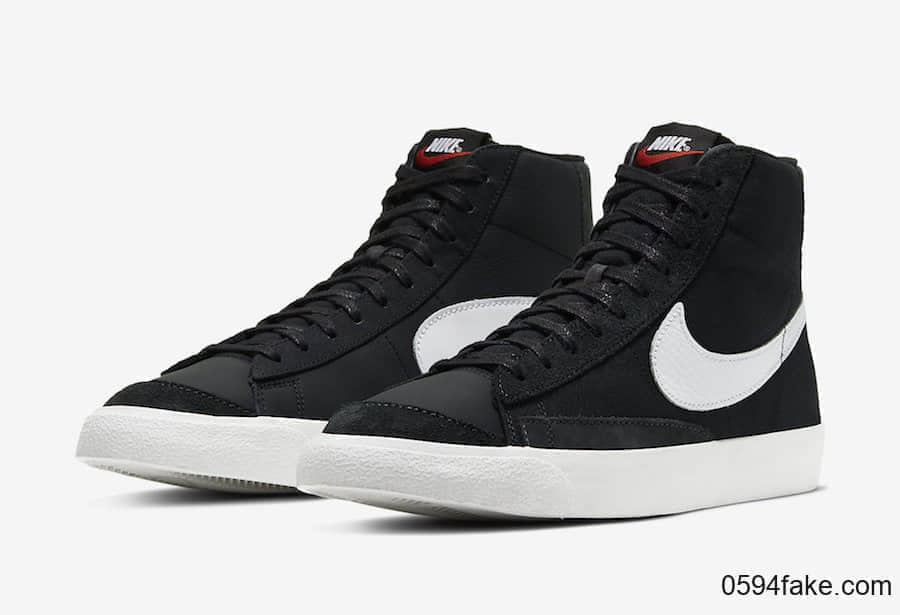 限量“反勾”!Slam Jam x Nike Blazer Mid“ Class 1977”黑色版本来袭! 货号:CD8233-001