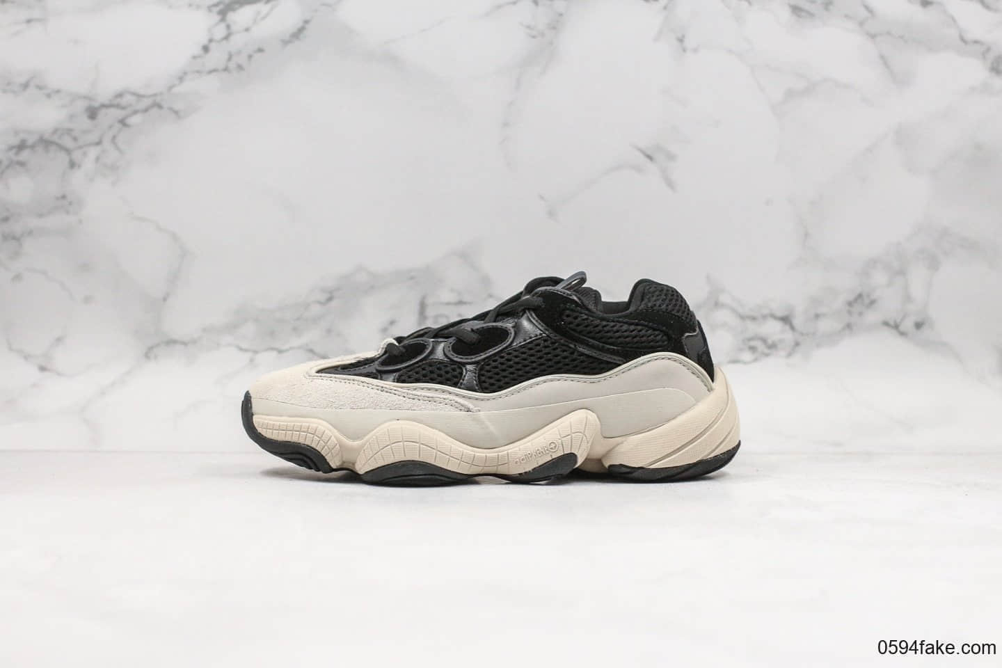 阿迪达斯adidas Yeezy Boost 500纯原版本黑白奥利奥椰子500老爹鞋内置adiprene+减震科技原厂反绒皮 货号:F36688