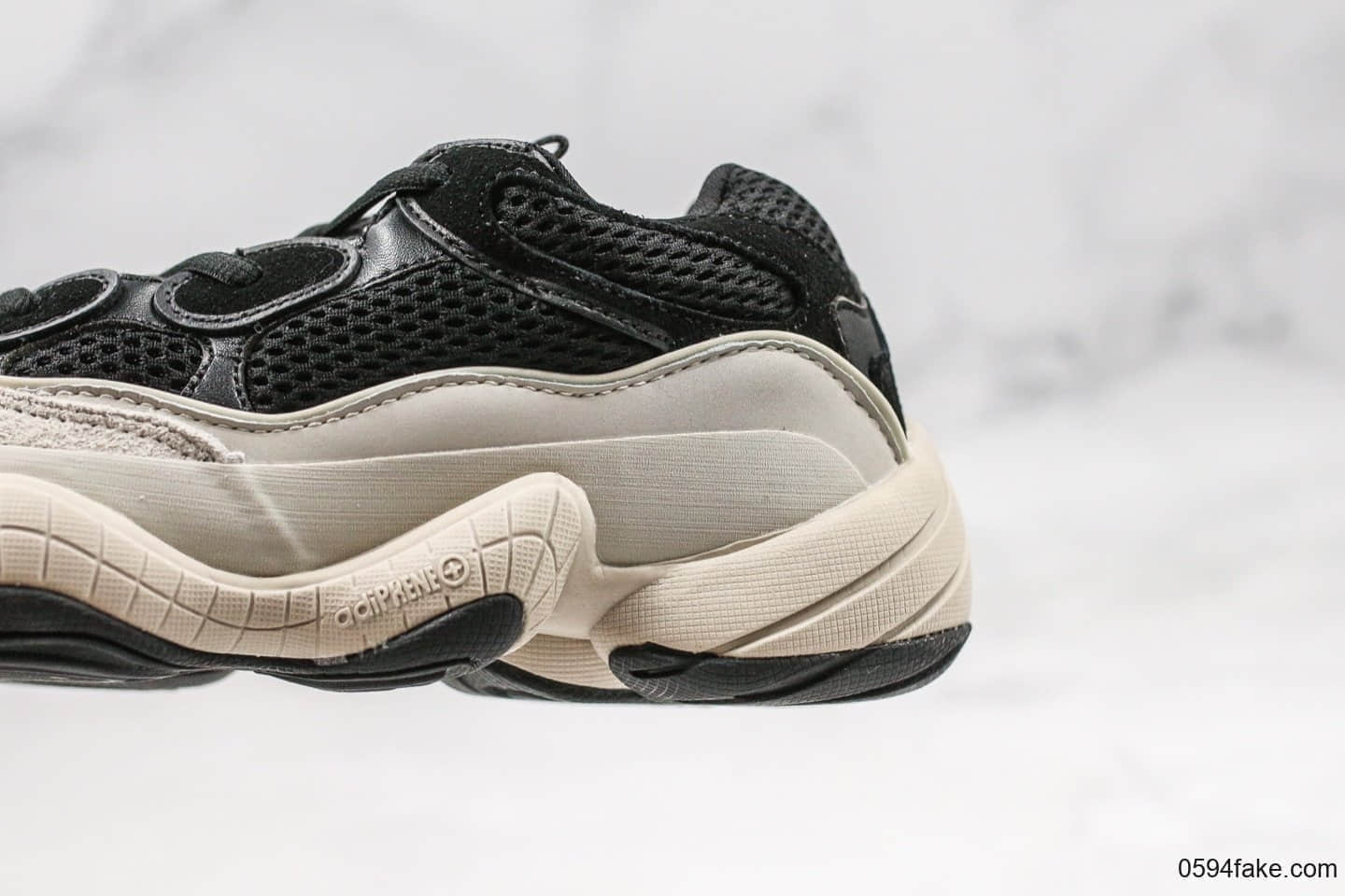 阿迪达斯adidas Yeezy Boost 500纯原版本黑白奥利奥椰子500老爹鞋内置adiprene+减震科技原厂反绒皮 货号:F36688