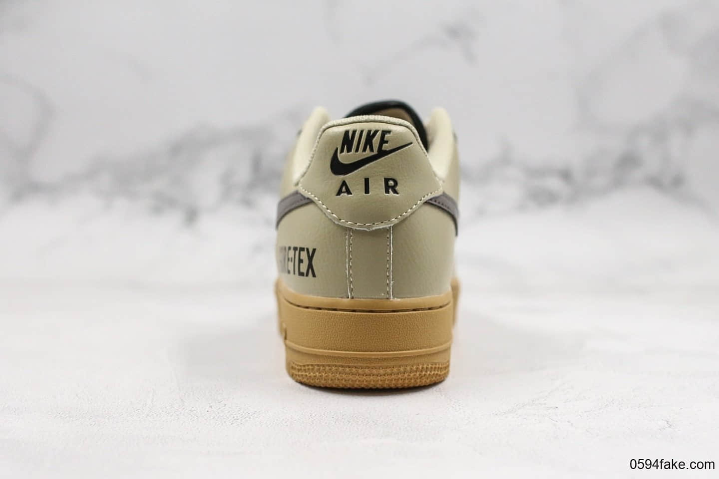 耐克Nike Air Force 1 07 LV8纯原版本低帮空军一号GORE-TEX橄榄绿内置气垫原盒配件中底钢印俱全 货号:CK2630-100