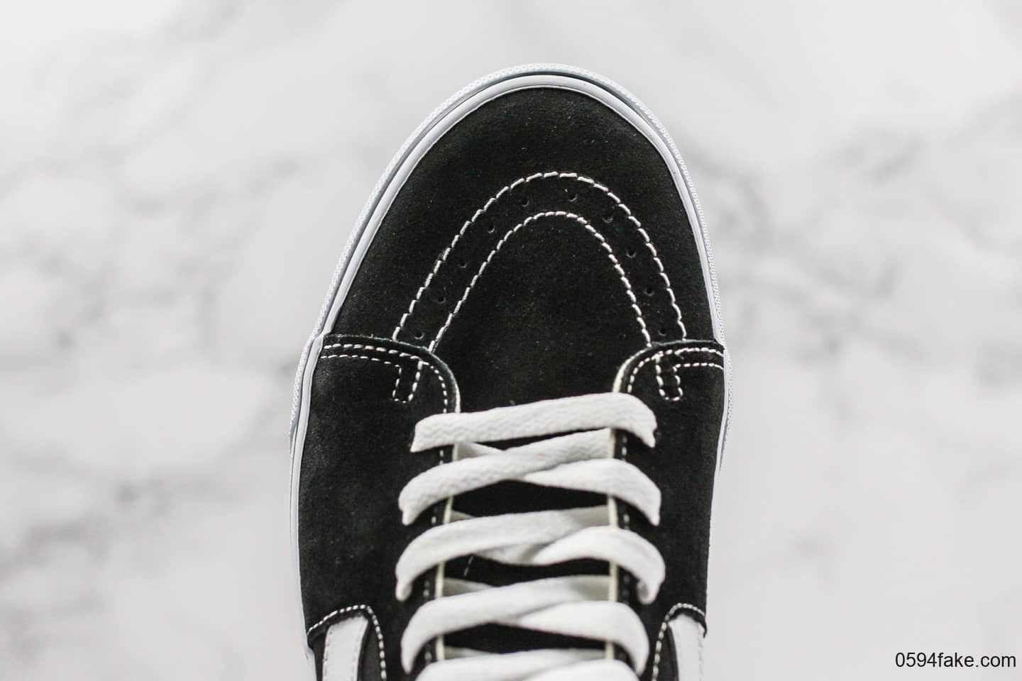 万斯Vans SK8-HI 19款全新翻盖盒经典款纯原新版本柬埔寨CLK钢印原厂硫化大底独立私模