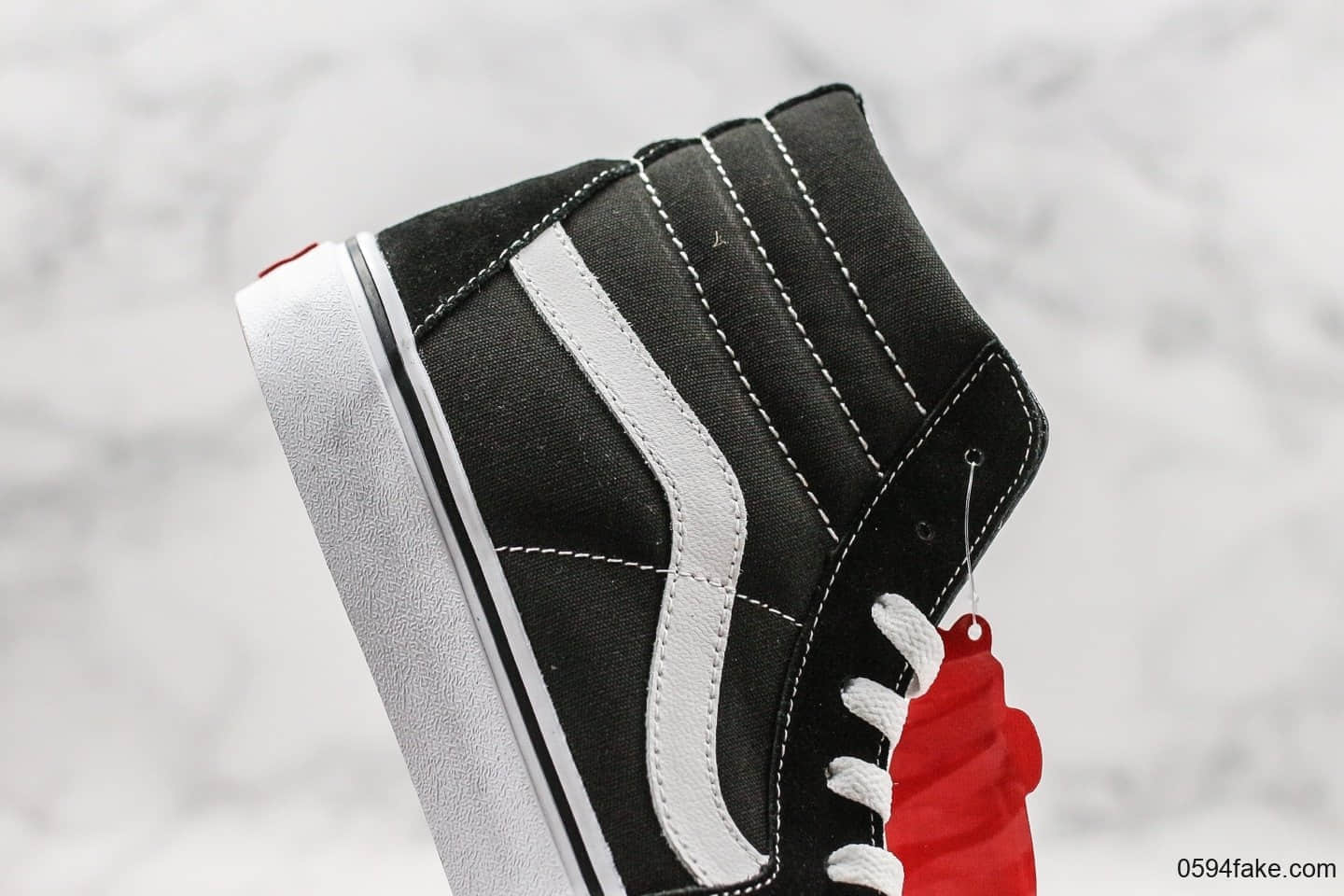 万斯Vans SK8-HI 19款全新翻盖盒经典款纯原新版本柬埔寨CLK钢印原厂硫化大底独立私模