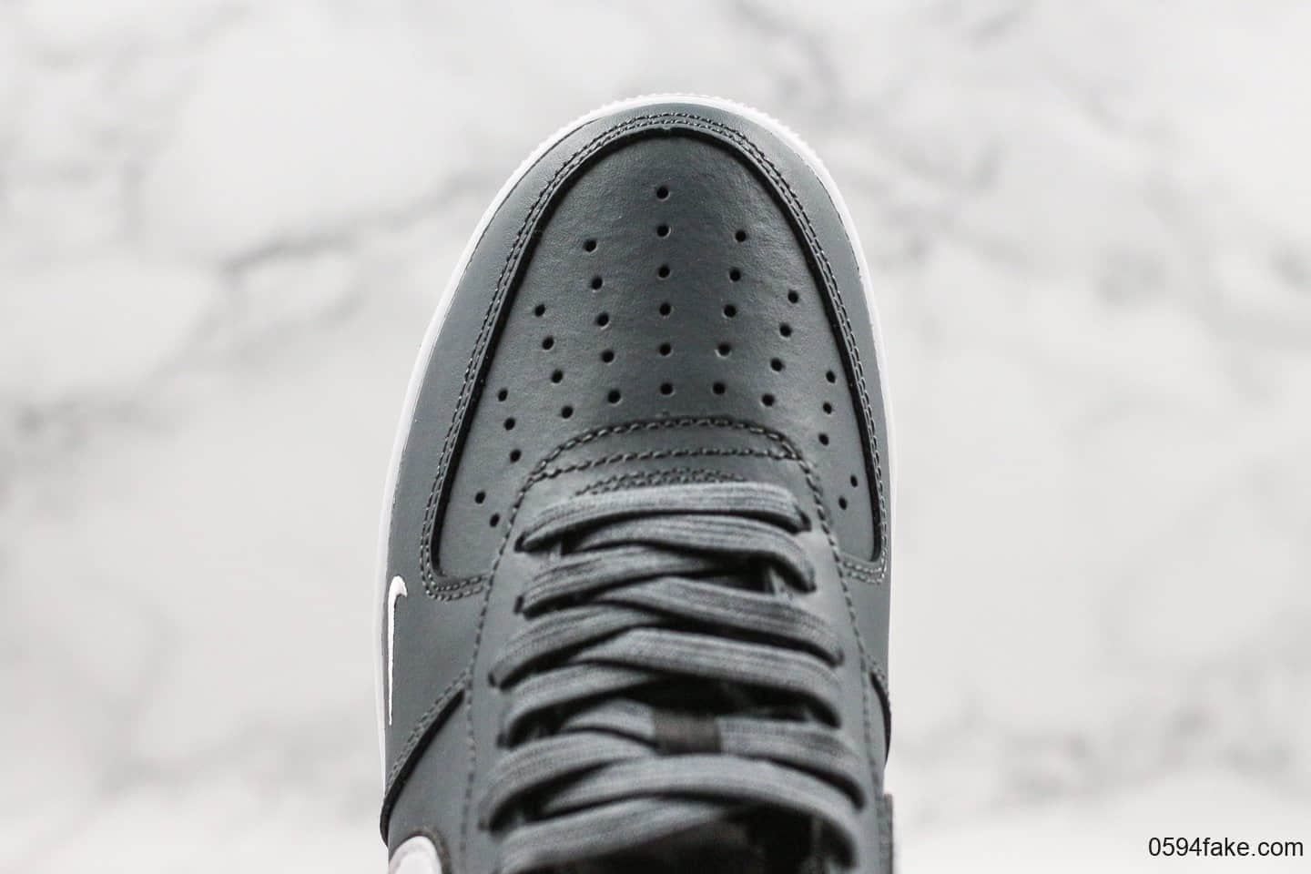 耐克Nike Air Force 1空军一号低帮休闲板鞋白灰色公司级原楦开发内置solo气垫 货号:CI0061-002