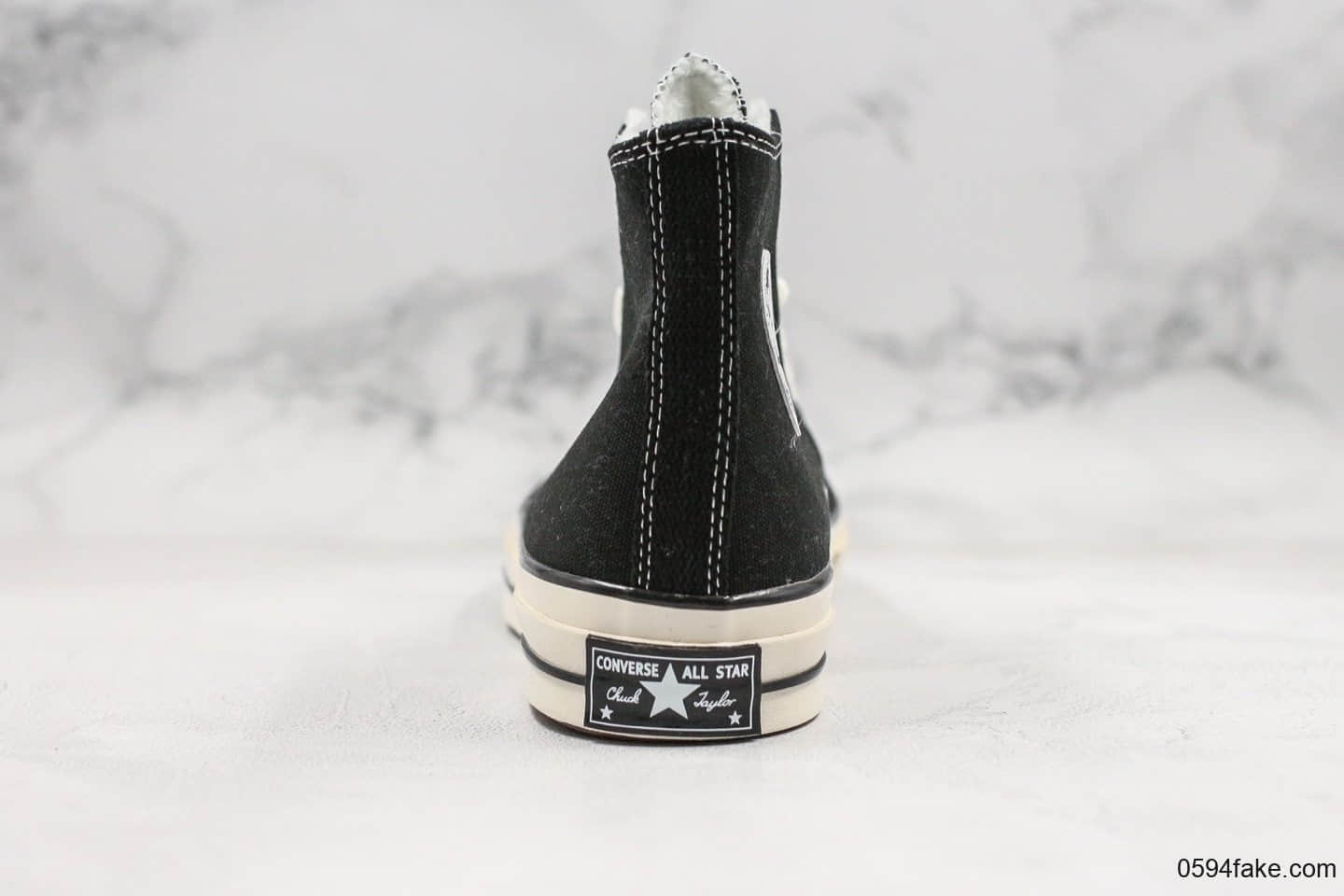 匡威Converse Chuck 70高帮帆布鞋2019秋冬款加绒系列黑色公司级