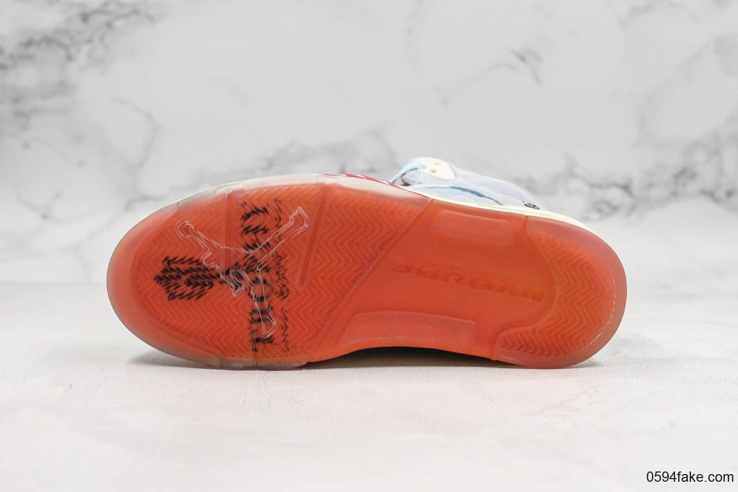 乔丹Air Jordan 5 Trophy Room x Ice Blue纯原版本联名款AJ5乔丹之子亲友家族联名鞋面采用进口牛巴革打造原档案数据开发区别市面低版本 货号:CI1899-400