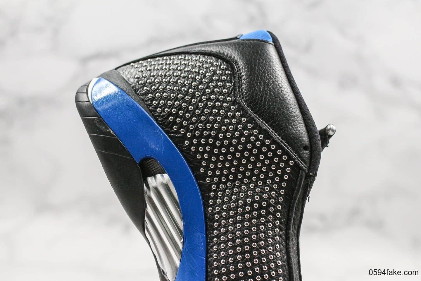 乔丹Air Jordan 14 x Supreme纯原版本联名款AJ14皇家蓝配色法拉利车标型原档案数据开发打造 货号:BV7630-004