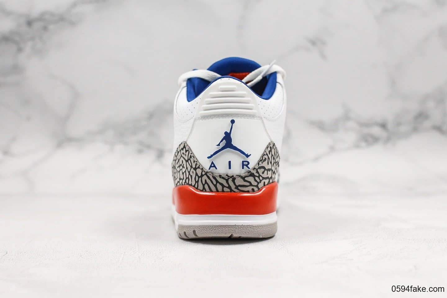 乔丹Air Jordan 3 Knicks纯原版本aj3尼克斯配色经典水泥灰爆裂纹内置透明可视气垫原档案数据开发 货号:136064-148