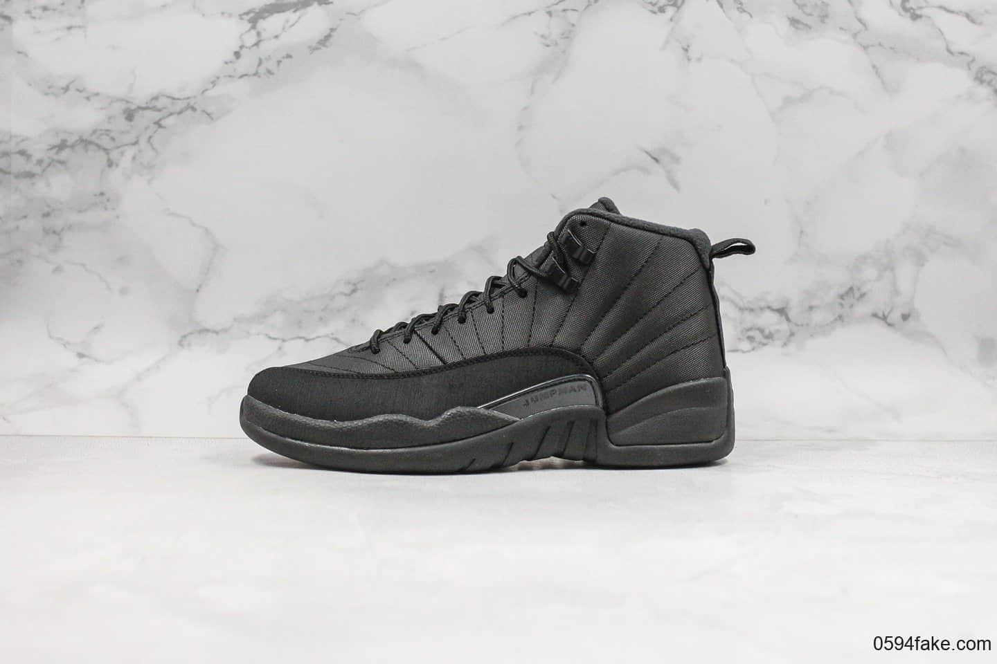 乔丹Air Jordan 12 Retro Wntr FamilyPack纯原版本黑武士配色AJ12真碳板加持鞋面采用防水材质实战篮球鞋 货号:BQ6851-001