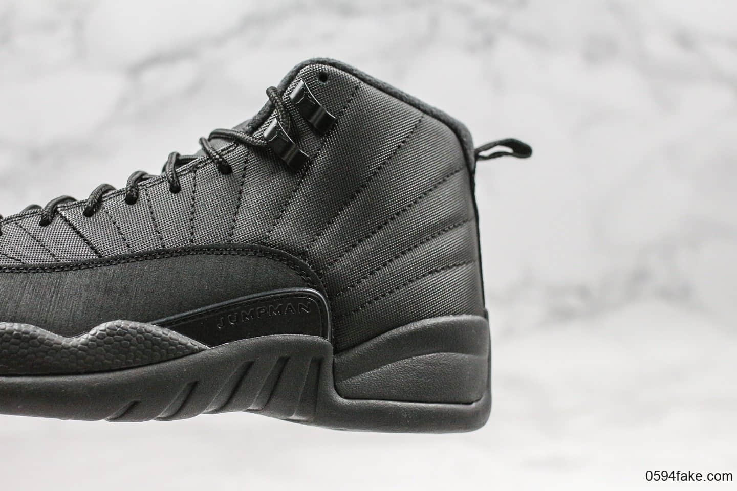 乔丹Air Jordan 12 Retro Wntr FamilyPack纯原版本黑武士配色AJ12真碳板加持鞋面采用防水材质实战篮球鞋 货号:BQ6851-001
