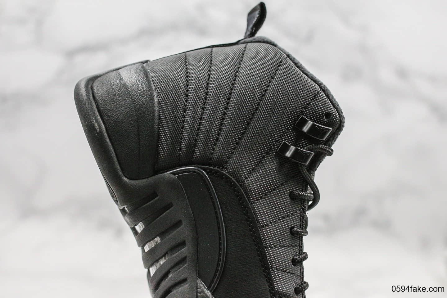 乔丹Air Jordan 12 Retro Wntr FamilyPack纯原版本黑武士配色AJ12真碳板加持鞋面采用防水材质实战篮球鞋 货号:BQ6851-001