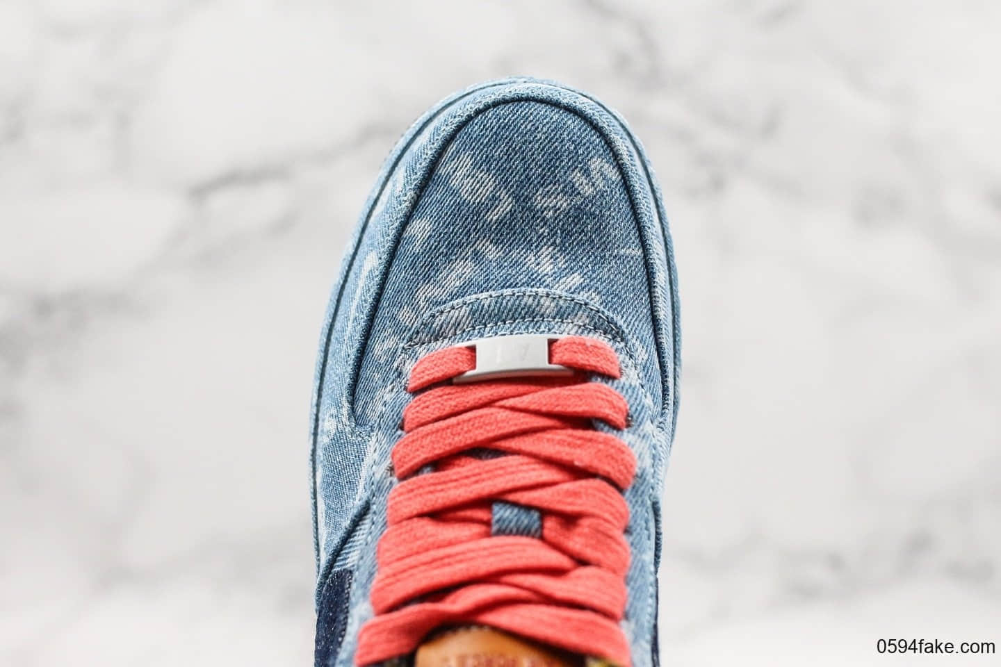 耐克Nike Air Force 1 Low x Levi's纯原版本李维斯联名款低帮空军一号原鞋开模这边工艺特殊印染水洗牛仔布鞋面 货号:CV0670-447
