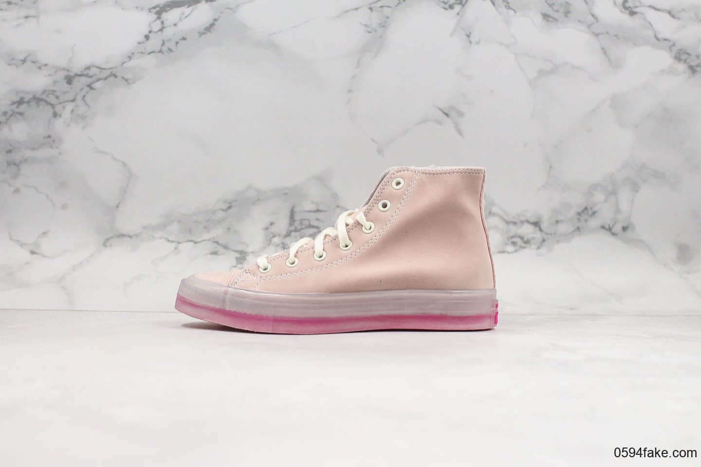 匡威Converse chuck 70公司级版本灰粉果冻底秋冬新款高帮翻毛皮爆款女神必备板鞋