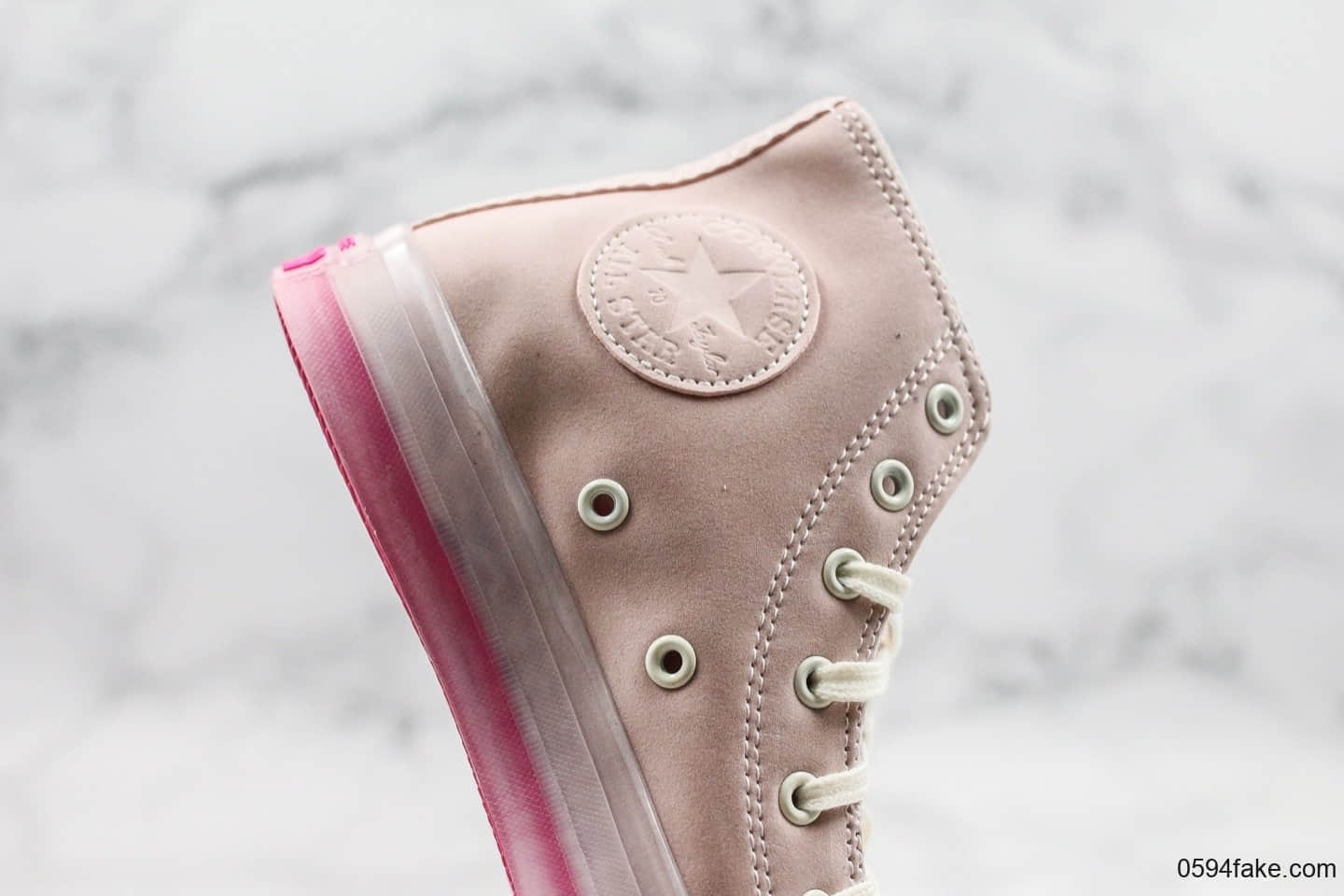 匡威Converse chuck 70公司级版本灰粉果冻底秋冬新款高帮翻毛皮爆款女神必备板鞋