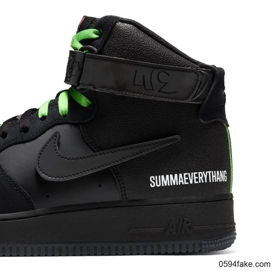 高规格之作!Lauren Halsey x Nike Air Force 1 High“ Los Angeles”下月发售! 货号:CU3052-001