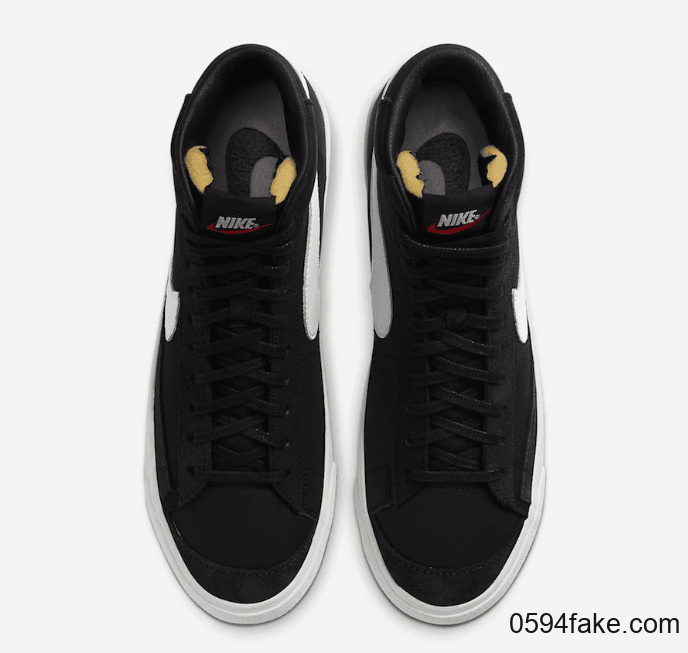 限量“反勾”!Slam Jam x Nike Blazer Mid“ Class 1977”黑色版本来袭! 货号:CD8233-001