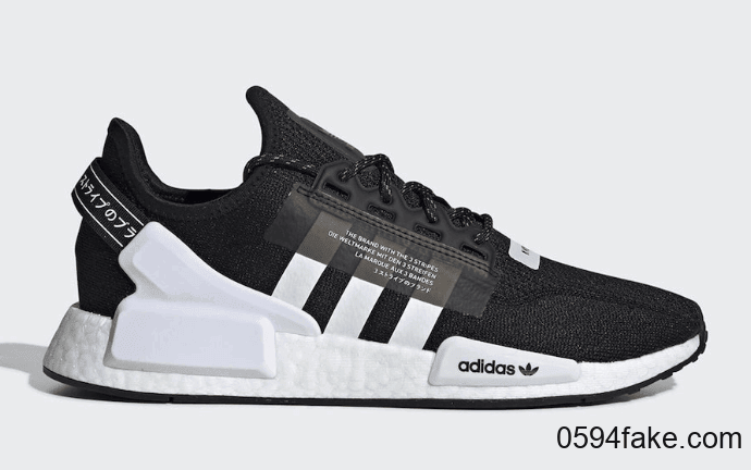 经典黑白配!全新adidas NMD V2系列即将登场! 货号:FV9021