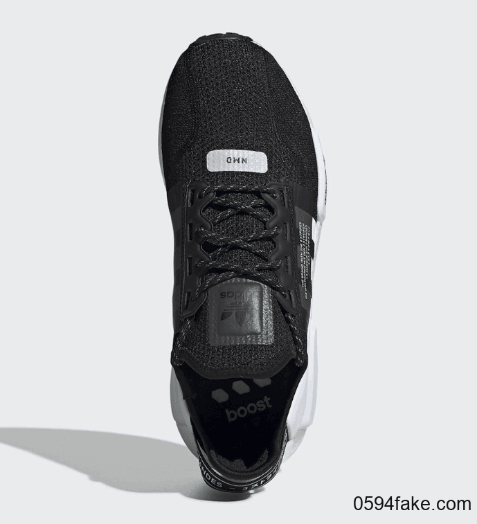 经典黑白配!全新adidas NMD V2系列即将登场! 货号:FV9021