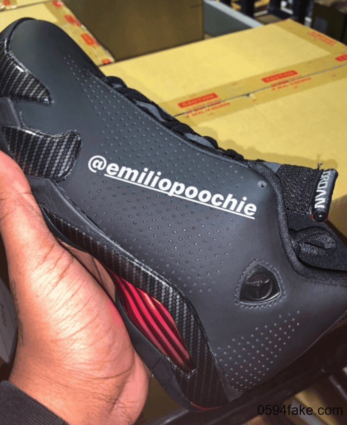 全新Air Jordan 14首度曝光!穿孔皮革鞋面! 货号:BQ3685-001