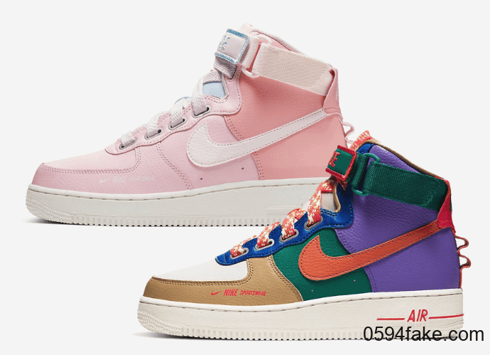 两款配色相当抢眼!Nike Air Force 1 High Utility“ Force is Female”下周发售!