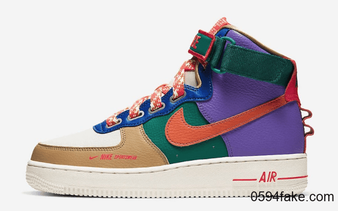 两款配色相当抢眼!Nike Air Force 1 High Utility“ Force is Female”下周发售!
