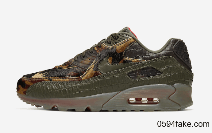 特色拼接鞋面!这双Nike Air Max 90有点酷! 货号:CU0675-300