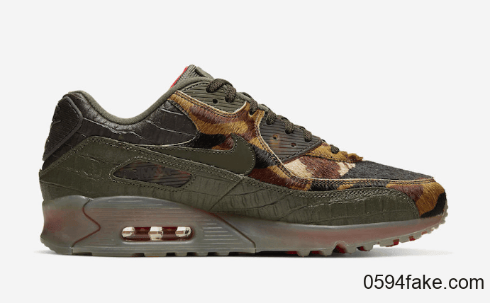 特色拼接鞋面!这双Nike Air Max 90有点酷! 货号:CU0675-300