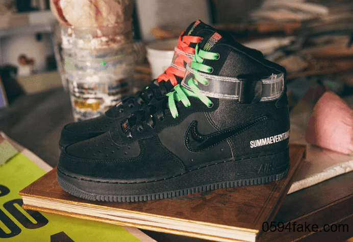 高规格之作!Lauren Halsey x Nike Air Force 1 High“ Los Angeles”下月发售! 货号:CU3052-001