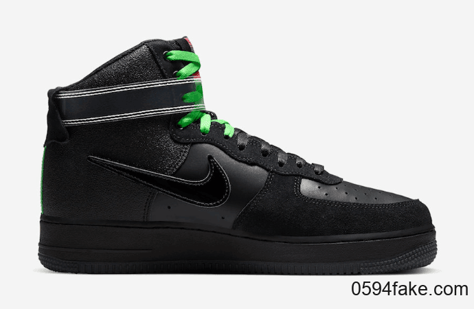 高规格之作!Lauren Halsey x Nike Air Force 1 High“ Los Angeles”下月发售! 货号:CU3052-001