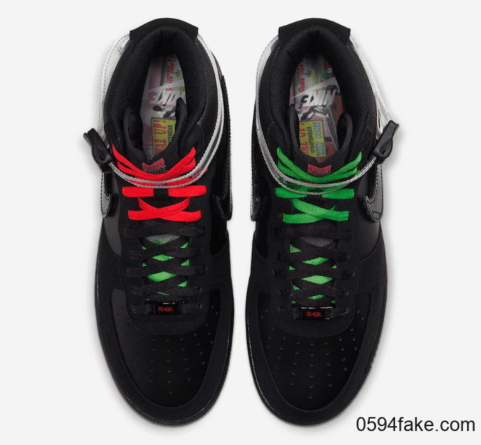 高规格之作!Lauren Halsey x Nike Air Force 1 High“ Los Angeles”下月发售! 货号:CU3052-001