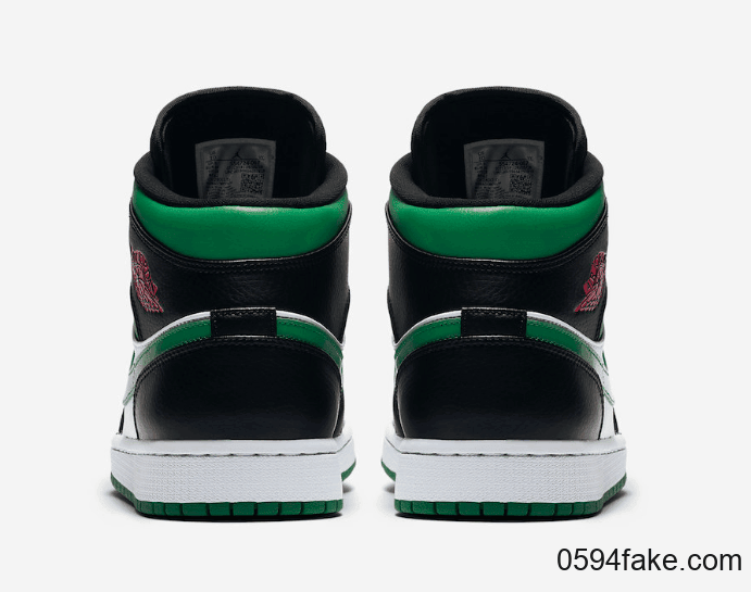 黑绿脚趾?Air Jordan 1 Mid “Pine Green”释出官图! 货号:554724-067