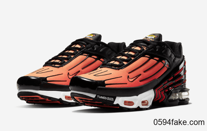 活力橘色系！Nike Air Max Plus 3新配色即将发售！ 货号：CD7055-001