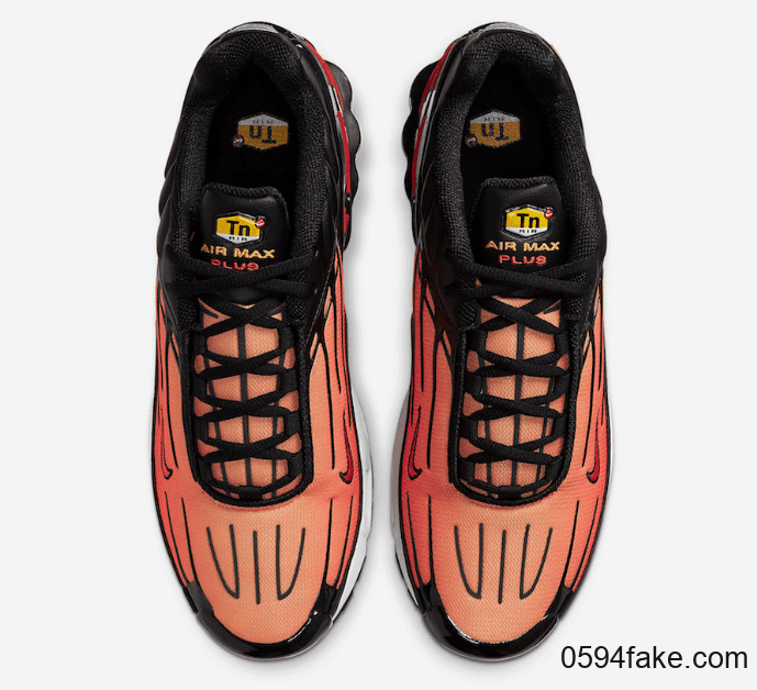 活力橘色系！Nike Air Max Plus 3新配色即将发售！ 货号：CD7055-001
