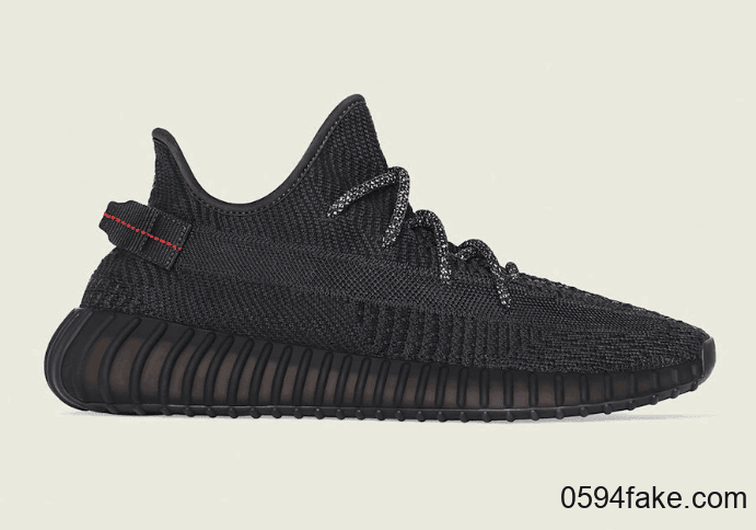 黑天使Yeezy Boost 350 V2 “Black”全家族尺码补货!后天发售! 货号:FU9006