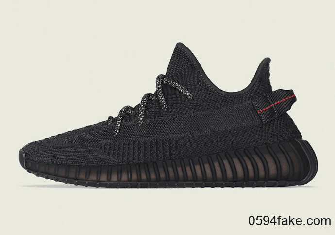 黑天使Yeezy Boost 350 V2 “Black”全家族尺码补货!后天发售! 货号:FU9006