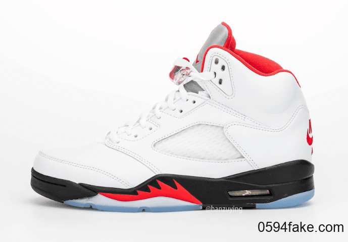 “流川枫”配色Air Jordan 5“Fire Red”最新实物图来了!看完分分钟种草! 货号:CT4838-102