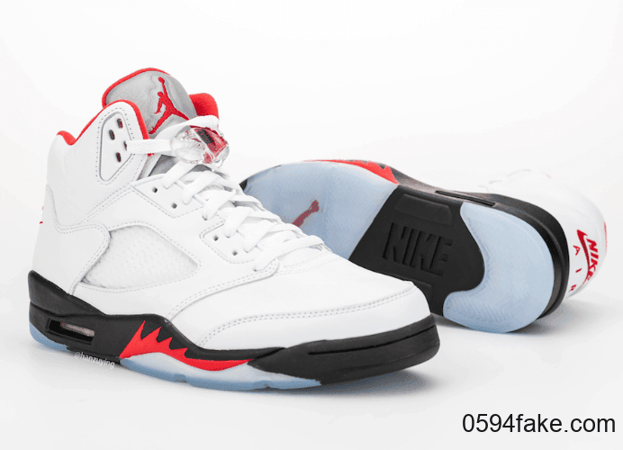 “流川枫”配色Air Jordan 5“Fire Red”最新实物图来了!看完分分钟种草! 货号:CT4838-102