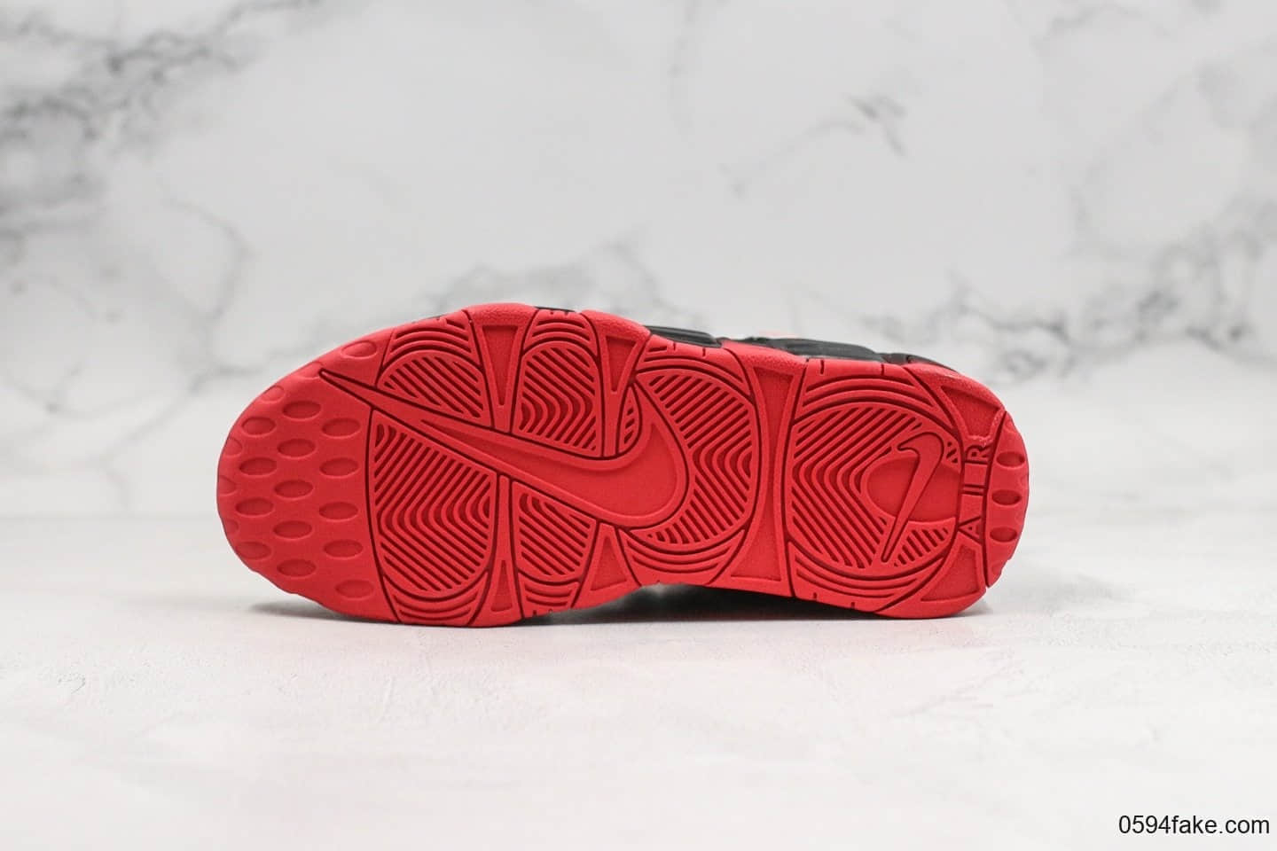 耐克Nike Air More Uptempo 96 OG纯原版本大皮蓬系列黑红内置全掌可视气垫原盒原标 货号:CJ6129-001