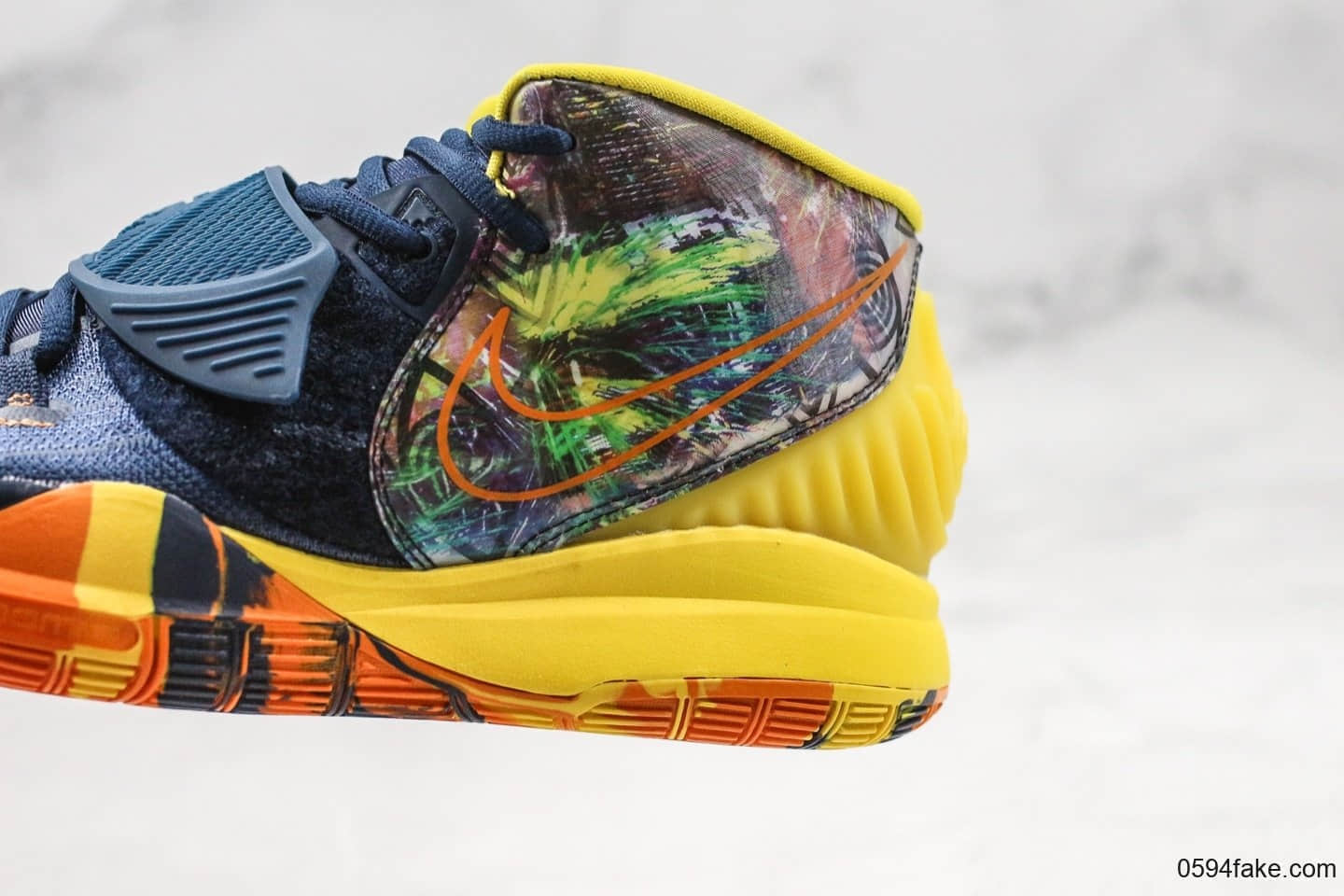 耐克Nike Kyrie 6 Pre-Heat Taipei纯原版本欧文6代台北城市限定配色内置气垫原盒原标 货号:CQ7634-401